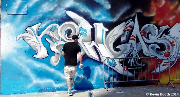 The site is popular with skateboarding and tagging communities, both local and out-of-town